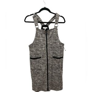 Black/White Overall Dress